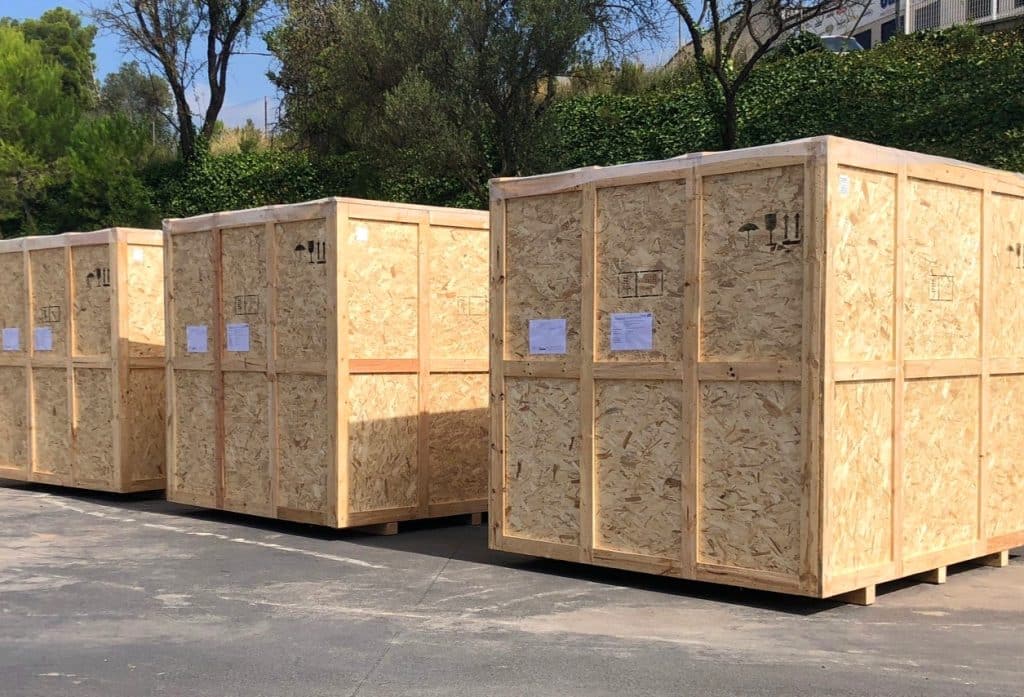 embalajes de madera para exportación